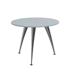 KUK 10-10 stůl konferenční, chromová podnož, šedá