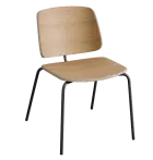 PURITY, židle, kostra černá, dub