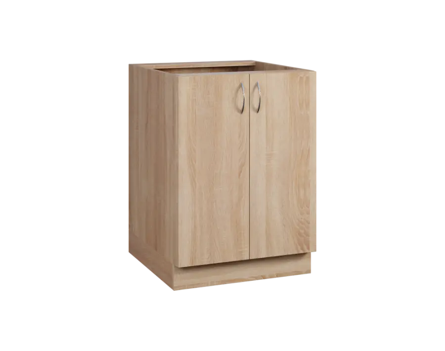 CS - 6D2 spodní skříňka, 2-dveřová, 870x600x600, dub bardolino