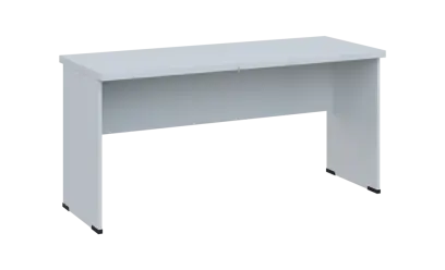SIPL 36 - 16 stůl kancelářský, dřevěná podnož, deska 36 mm, široký 1600 mm, bílá