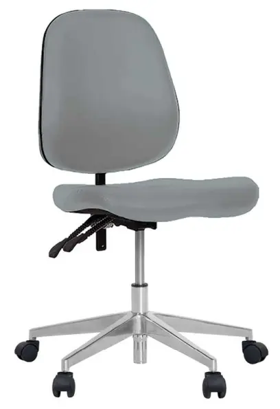 LZ 40 AL židle lékařská, koženka šedá