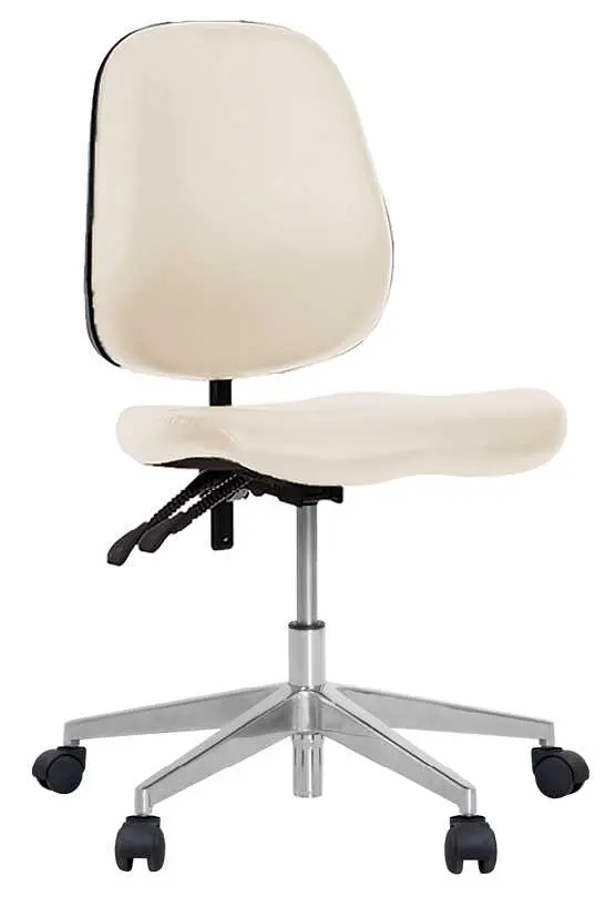 LZ 40 AL židle lékařská, koženka smetanová