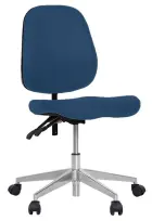 LZ 40 AL židle lékařská, koženka tmavě modrá