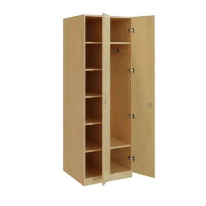 Q 223-60 skříň šatní, 2-dvéřová, 600x600x180mm, javor horský