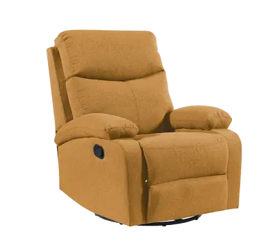 SAMBA, křeslo polohovací, látka oranžový melír