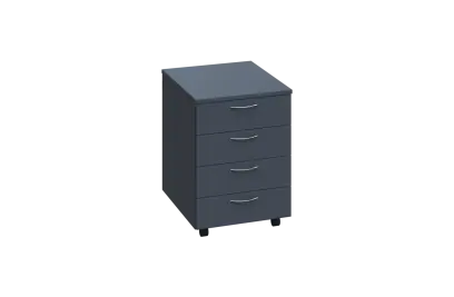 EKP - 01 kontejner pojízdný, bez zámku, 600x430x560, antracit