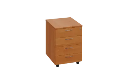 EKCP - 04 kontejner pojízdný, centrální zámek, 600x430x560, olše jantar