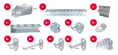 SDH 01, sada držáků