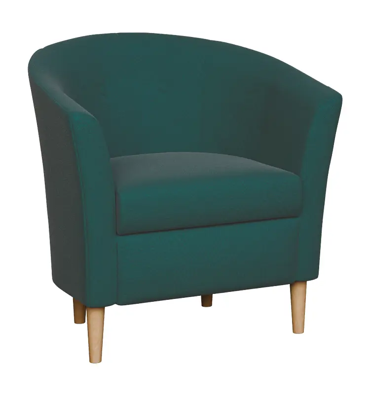 CHARLOTTE 1, křeslo, látka zelená