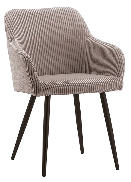 LOLA, konferenční křeslo, kovové nohy černé, světle šedá