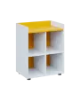 QN 2 - 6N skříň, nika, 750x600x400, bílá/žlutá odio
