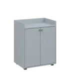 QN 2 - 6D2 skříň, 2-dvéřová, 750x600x400, šedá