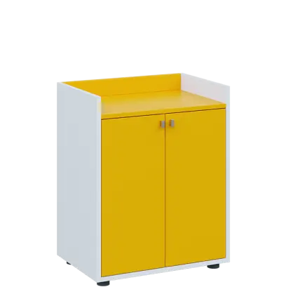 QN 2 - 6D2 skříň, 2-dvéřová, 750x600x400, bílá/žlutá odio QN 2 - 6D2 skříň, 2-dvéřová, 750x600x400, bílá/žlutá odio