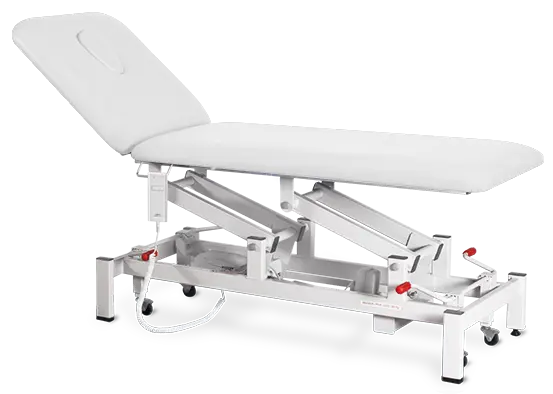 ZLE - 02 lehátko elektricky stavitelné, koženka bílá