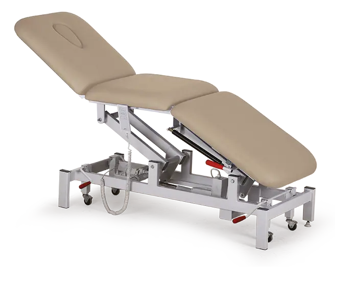 ZLE - 04 lehátko elektricky stavitelné, koženka béžová