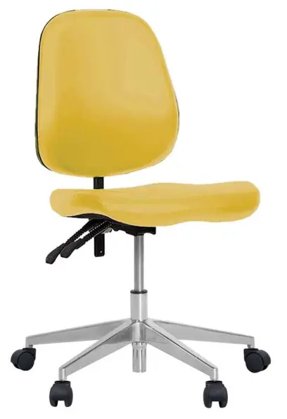 LZ 40 AL židle lékařská, koženka žlutá