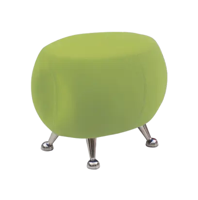 MARSHMALLOW, taburet, zelená látka