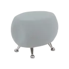 MARSHMALLOW, taburet, světle šedá látka