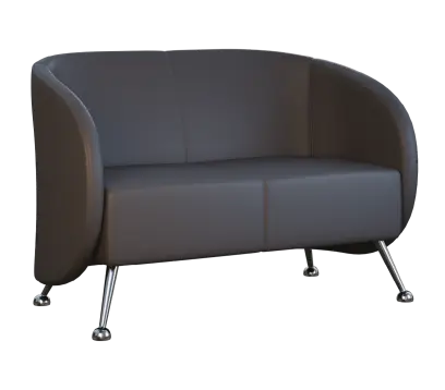 PANTHEON - 2, 2-sed, ekokůže tmavě šedá