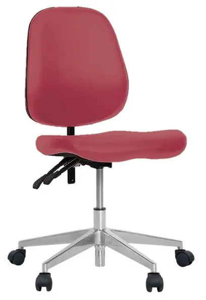 LZ 40 AL židle lékařská, koženka vínová