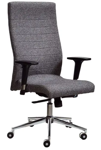 HERCULES  židle kancelářská, šedá látka