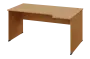 CRL 18 - 164 stůl kancelářský, rohový, pravý, dřevěná podnož, deska 18 mm, široký 1600 mm, buk royal