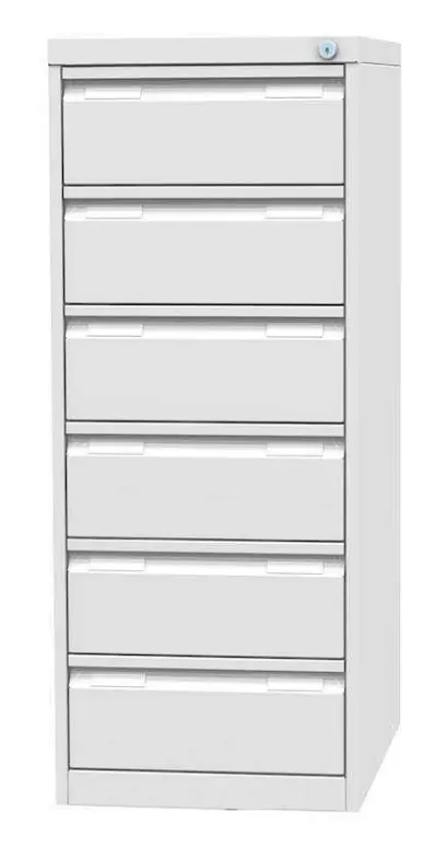 LK - A6 NEW kartotéka A6, 6-ti zásuvková, bílá RAL 9003