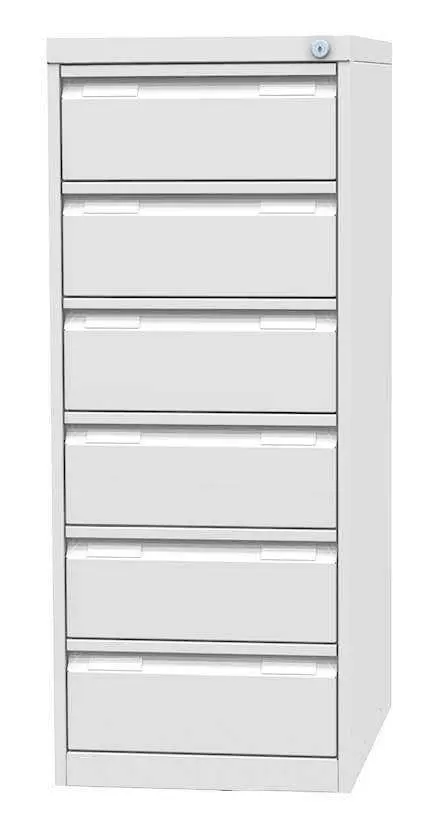 LK - A6 NEW kartotéka A6, 6-ti zásuvková, bílá RAL 9003