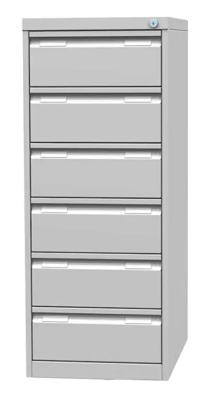 LK - A6 NEW kartotéka A6, 6-ti zásuvková, šedá RAL 7035