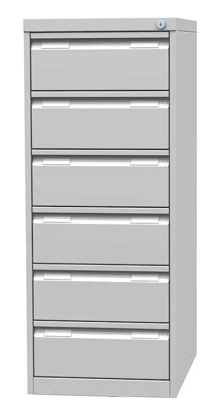 LK - A6 NEW kartotéka A6, 6-ti zásuvková, šedá RAL 7035