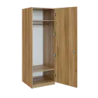 Q 11-60 skříň šatní, 1-dvéřová, 600x600x1800mm, ořech světlý