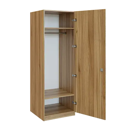 Q 11-60 skříň šatní, 1-dvéřová, 600x600x1800mm, ořech světlý