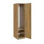 Q 13-40 skříň šatní, 1-dvéřová, 400x600x1800mm, ořech světlý