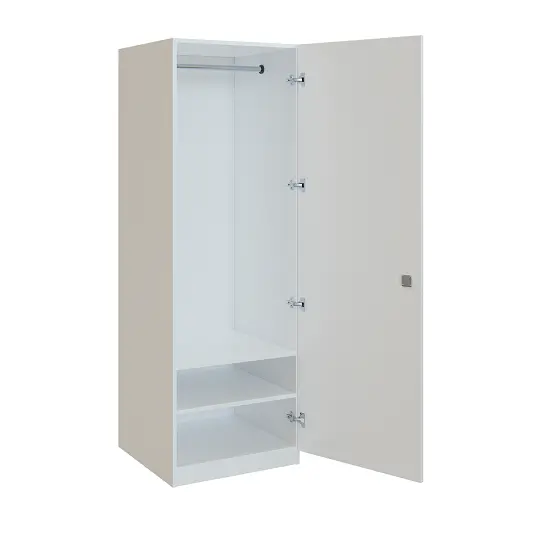 Q 13-60 skříň šatní, 1-dvéřová, 600x600x1800mm, bílá
