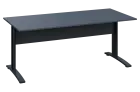 CPK 18 - 18 stůl kancelářský, kovová podnož černá, deska 18 mm, široký 1800 mm, antracit