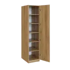 Q 14-40 skříň šatní, 1-dvéřová, 400x600x1800mm, ořech světlý