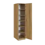 Q 14-40 skříň šatní, 1-dvéřová, 400x600x1800mm, ořech světlý