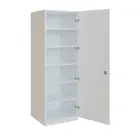 Q 14-60 skříň šatní, 1-dvéřová, 600x600x1800mm, bílá
