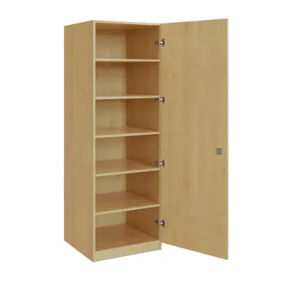 Q 14-60 skříň šatní, 1-dvéřová, 600x600x1800mm, javor horský