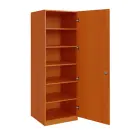 Q 14-60 skříň šatní, 1-dvéřová, 600x600x1800mm, třešeň šumavská