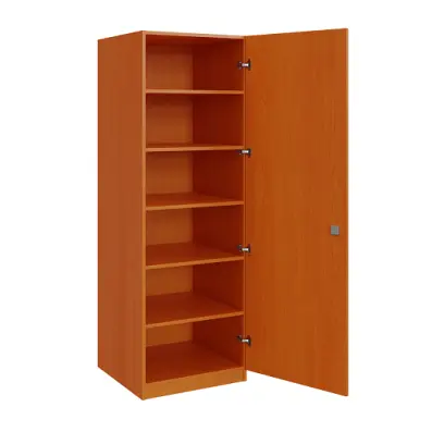 Q 14-60 skříň šatní, 1-dvéřová, 600x600x1800mm, třešeň šumavská