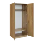 Q 22-80 skříň šatní, 2-dvéřová, 800x600x1800mm, ořech světlý
