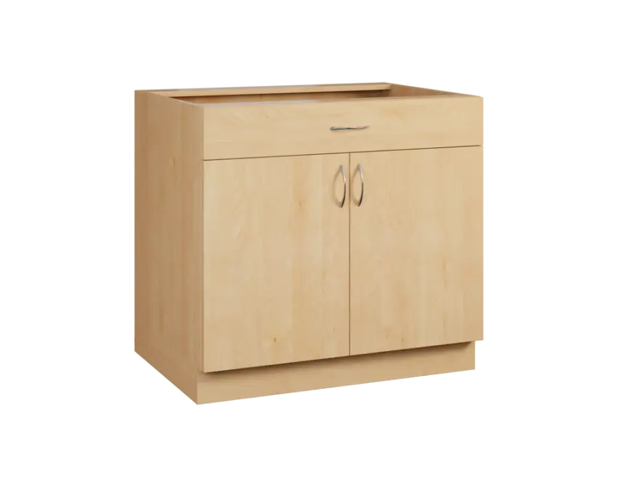 CS - 9DZ spodní skříňka, 2-dveřová, 1-zásuvková, 870x900x600, javor horský