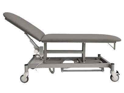 VLE - 002 široké lehátko elektrické, 2-segmentové, šedá