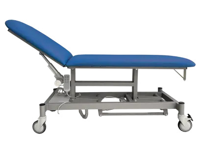 VLE - 002 široké lehátko elektrické, 2-segmentové, modrá