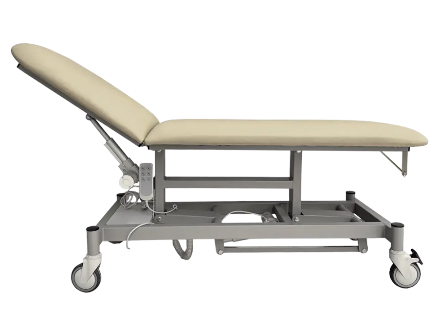 VLE - 002 široké lehátko elektrické, 2-segmentové, béžová