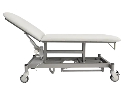 VLE - 002 široké lehátko elektrické, 2-segmentové, bílá