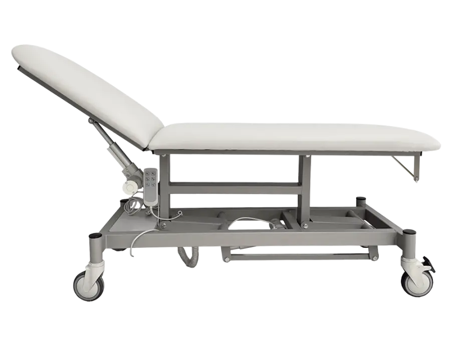 VLE - 002 široké lehátko elektrické, 2-segmentové, bílá