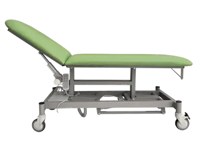 VLE - 002 široké lehátko elektrické, 2-segmentové, zelinkavá