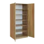 Q 25-80 skříň šatní, 2-dvéřová, 800x600x1800mm, ořech světlý